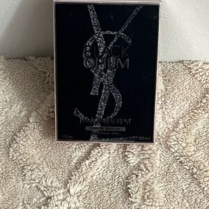 Yves Saint Laurent Black Opium Perfume with Silver Detail